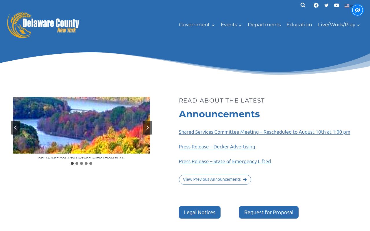 Delaware County criminal record government directory
